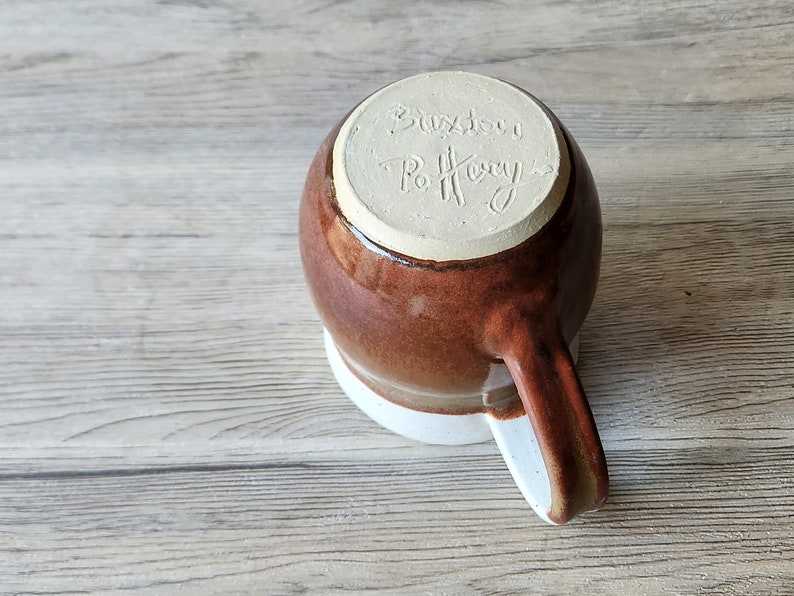 Handmade Pottery Mug Ceramic pint size mug man-size mug Large coffee mug Mega Mug outback Australia inspired stein 500ml cup image 7