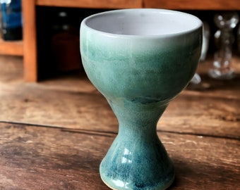 Handmade ceramic wine goblet - a perfect gift for a wine lover - Bar accessories - A unique gift for her