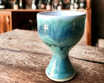 Handmade ceramic wine goblet - a perfect gift for a wine lover - Bar accessories - A unique gift for her