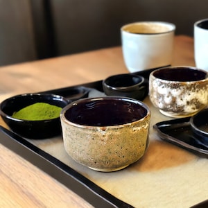 Handmade pottery matcha bowl - Australian ceramic  Ramen - Noddle Bowl - Desert Dish  - small Deep dish
