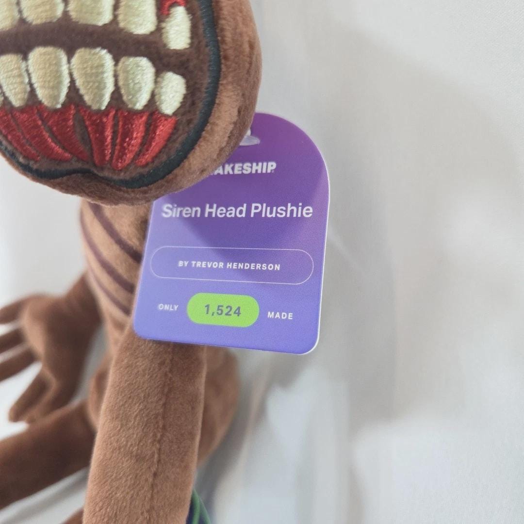 Makeship Siren Head Plush Trevor Henderson - Etsy