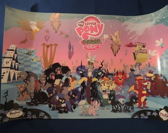 my little pony convention exclusive signed poster