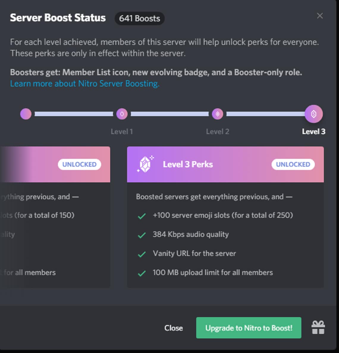 Discord 14x Server Boosts Level 3 1 Month Etsy