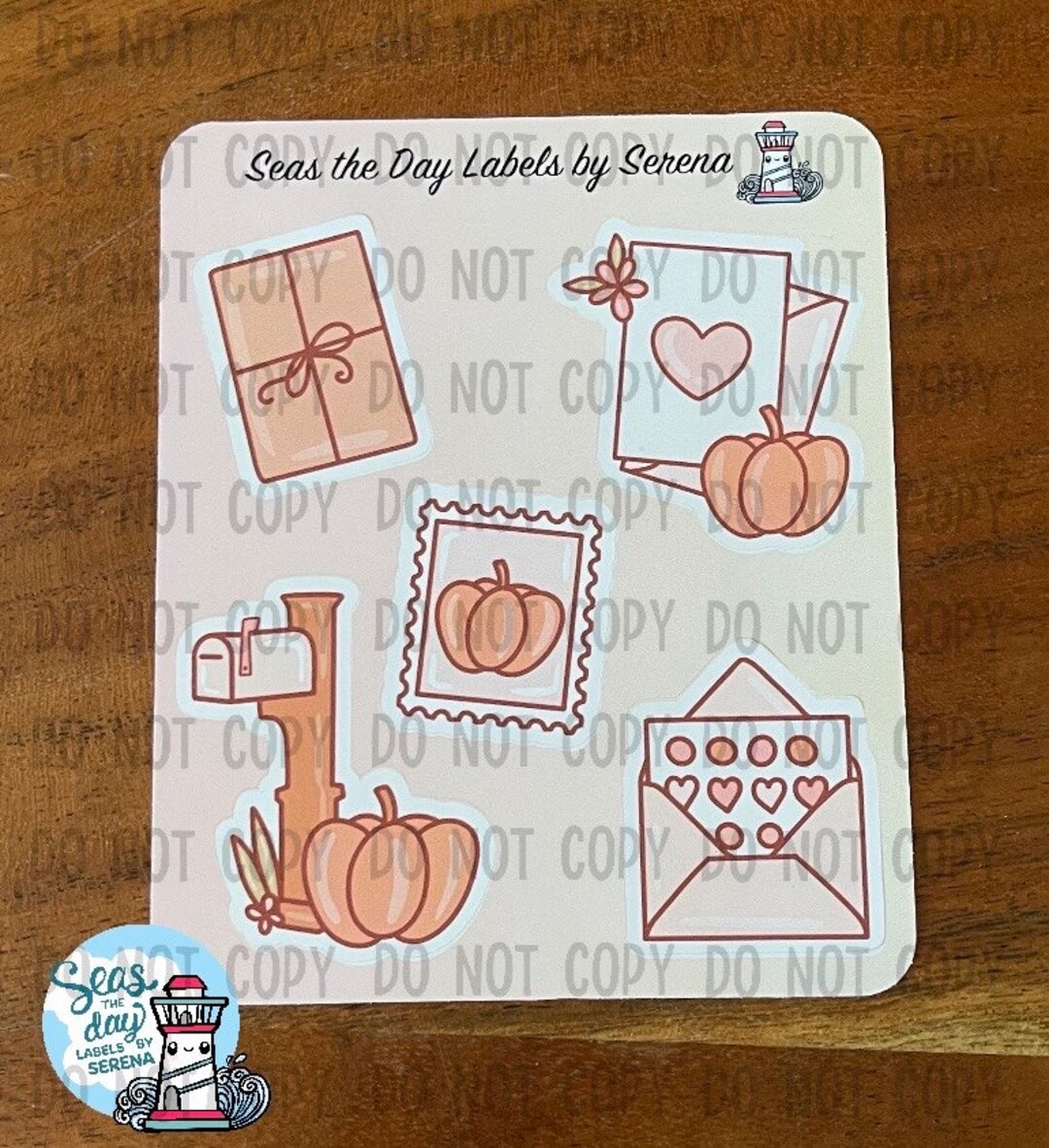 Fall Happy Mail Sticker Sheet - Etsy