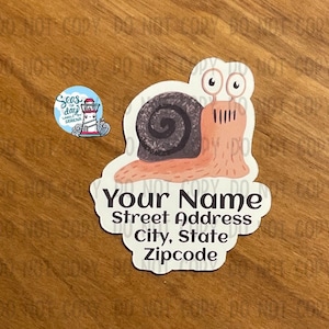Spooky snail, black snail, Halloween stickers, address labels, custom labels, pen pal gift, sticker gift, snail mail is best