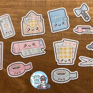Kawaii Planner sticker flakes