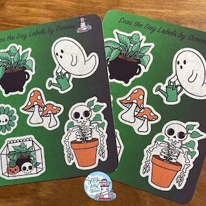Creepy Garden sticker sheet #2