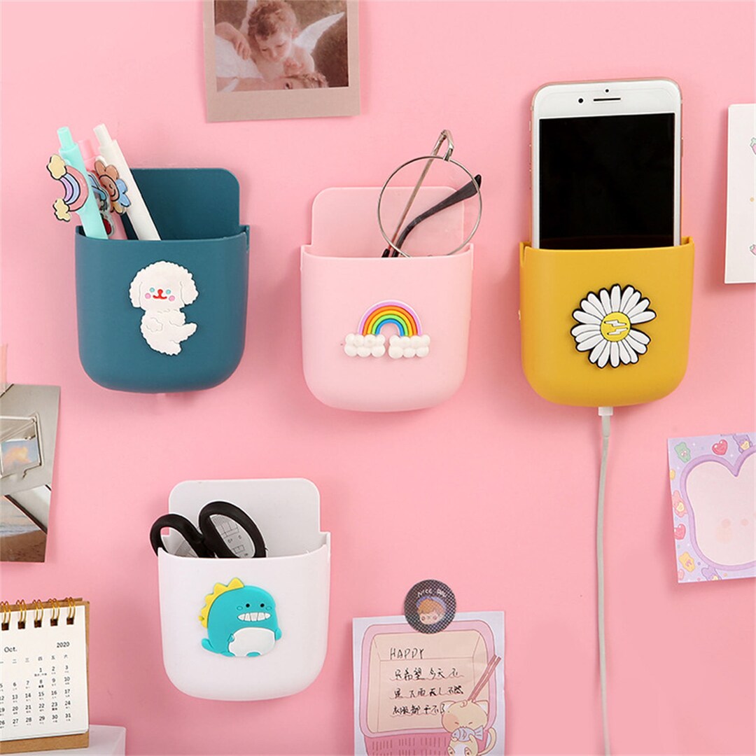 Kawaii Cute Bear Pen Holder Cosmetic Storage Display Stand Etsy