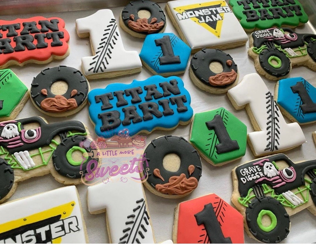 Monster Truck - 1 Dozen – MSO Cookies + Cakes