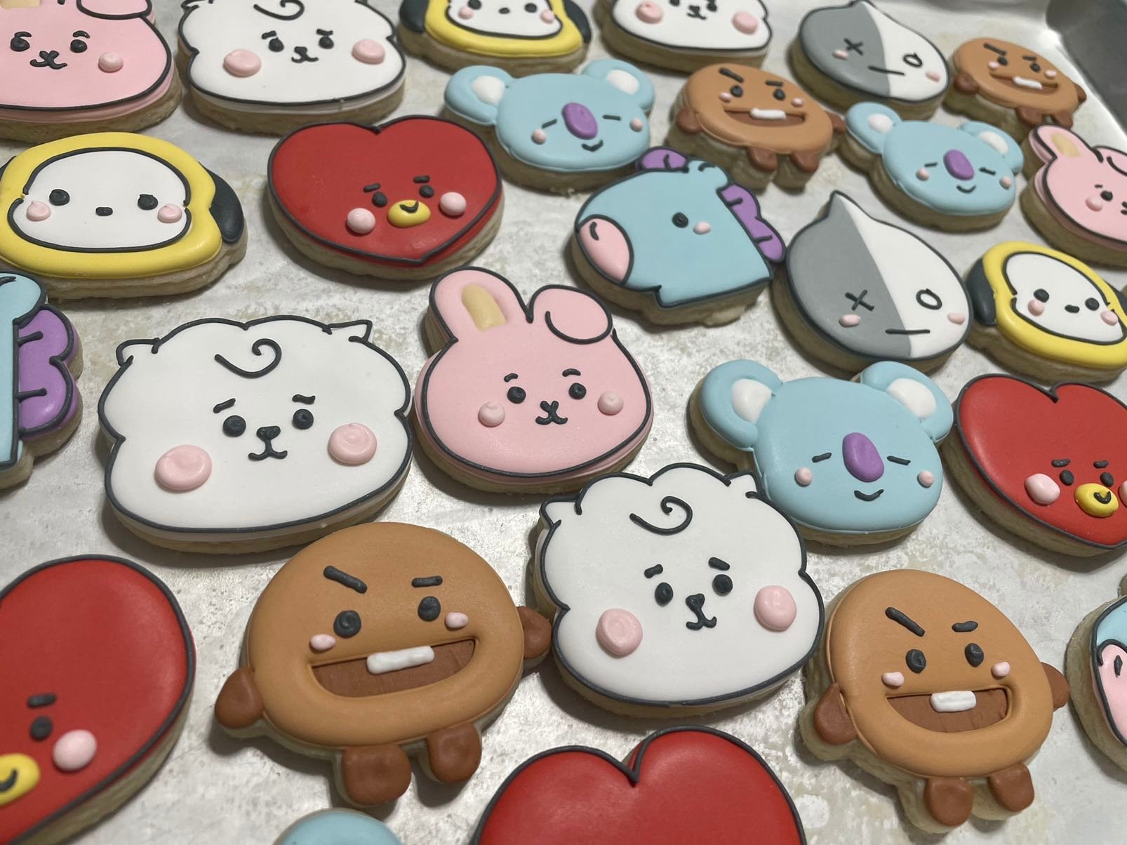 BT21 Cookies, BTS cookies - Etsy 日本