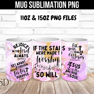 Coffee Mug Wraps, Mug Wraps, Sublimation Design, Mug Png, Bible Verse Png Design, Mug Sublimation, Christian Mug Wrap, Wrap Around Mug
