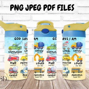 I Am Unique, God Says I Am Png, Sublimation Download, Flip Top Tumbler Wrap, 12 oz Tumbler Wrap, Kids Sippy Cup Png, Vehicle Tumbler Wrap