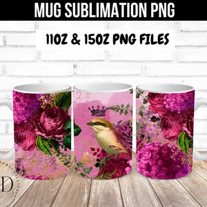 Mug Wraps Png, Coffee Mug Wrap, 15oz Mug Wrap, Flower Mug Png, Mug Wrap Png, 11oz Mug Wrap, Sublimation Wrap, Coffee Mug Design, Mug Wrap