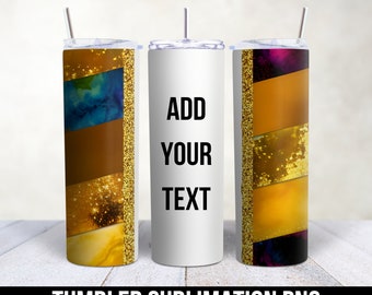 Fügen Sie Ihren eigenen Namensbecher, Tumbler-Vorlage hinzu - PNG Digital Download - Fügen Sie Ihren eigenen Textbecher, Skinny Sublimation Tumble Wrap Design hinzu