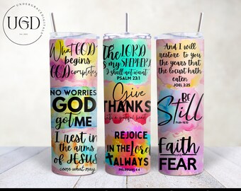 Christian Tumbler Png, Verse Png, Bible Png, Scripture Png, Skinny Tumbler Wrap, Bible Verse Png, Sublimation Designs, Tumbler Design Png