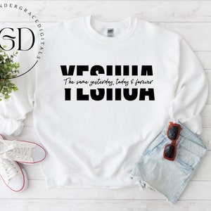 Yeshua svg, Jesús png, escritura svg, versículo bíblico svg, camiseta cristiana svg, camisa religiosa svg diseño, uso comercial svg, taza de sudadera