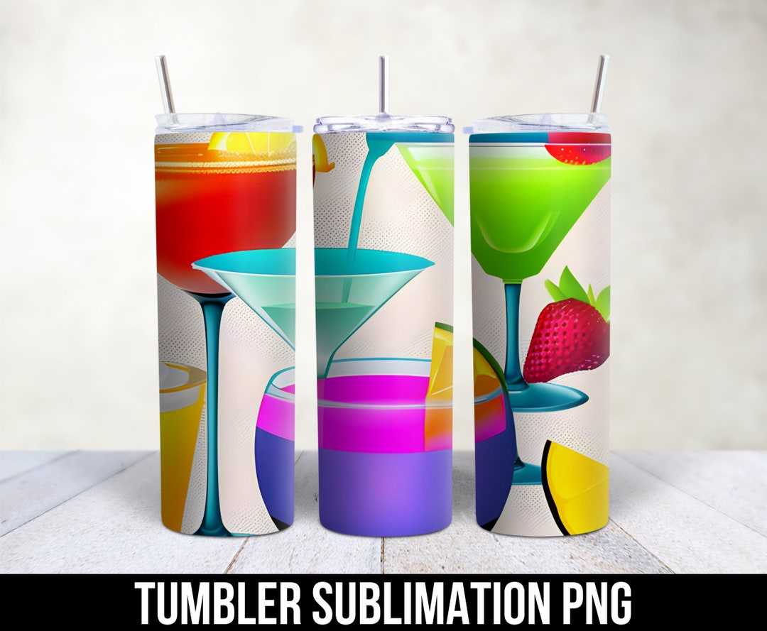 20oz Skinny Tumbler Sublimation Designs Tumbler PNG File Digital ...