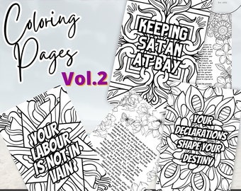 Scripture printable, Devotional Bible Verse Coloring Floral Faith Coloring, Adult Coloring Page, Christian Art Craft Activity