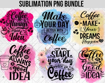 Coffee Mug Designs, Colorful Png, Coffee Mug Png, Commercial Use Png, Sublimation Png, Mug Designs, Coffee Is Always A Good Idea