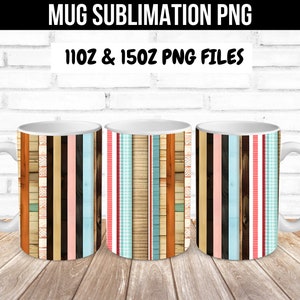 Mug Wrap Png, Coffee Mug Wrap, 11 oz Mug Wrap, 15oz Mug Wrap, Sublimation Wraps, Wrap Around Mug, Digital Download For Coffee Mug, Mug Wraps