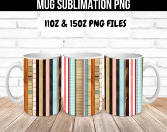 Mug Wrap Png, Coffee Mug Wrap, 11 oz Mug Wrap, 15oz Mug Wrap, Sublimation Wraps, Wrap Around Mug, Digital Download For Coffee Mug, Mug Wraps