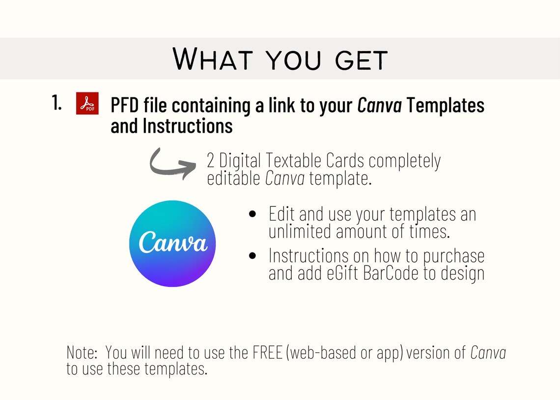 Virtual Thank You Card 2 Templates Textable Sand Swirl Etsy