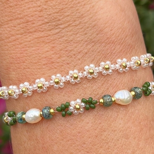 Bestseller Beaded Bracelet Daisy Flower Bracelet Gift for Etsy