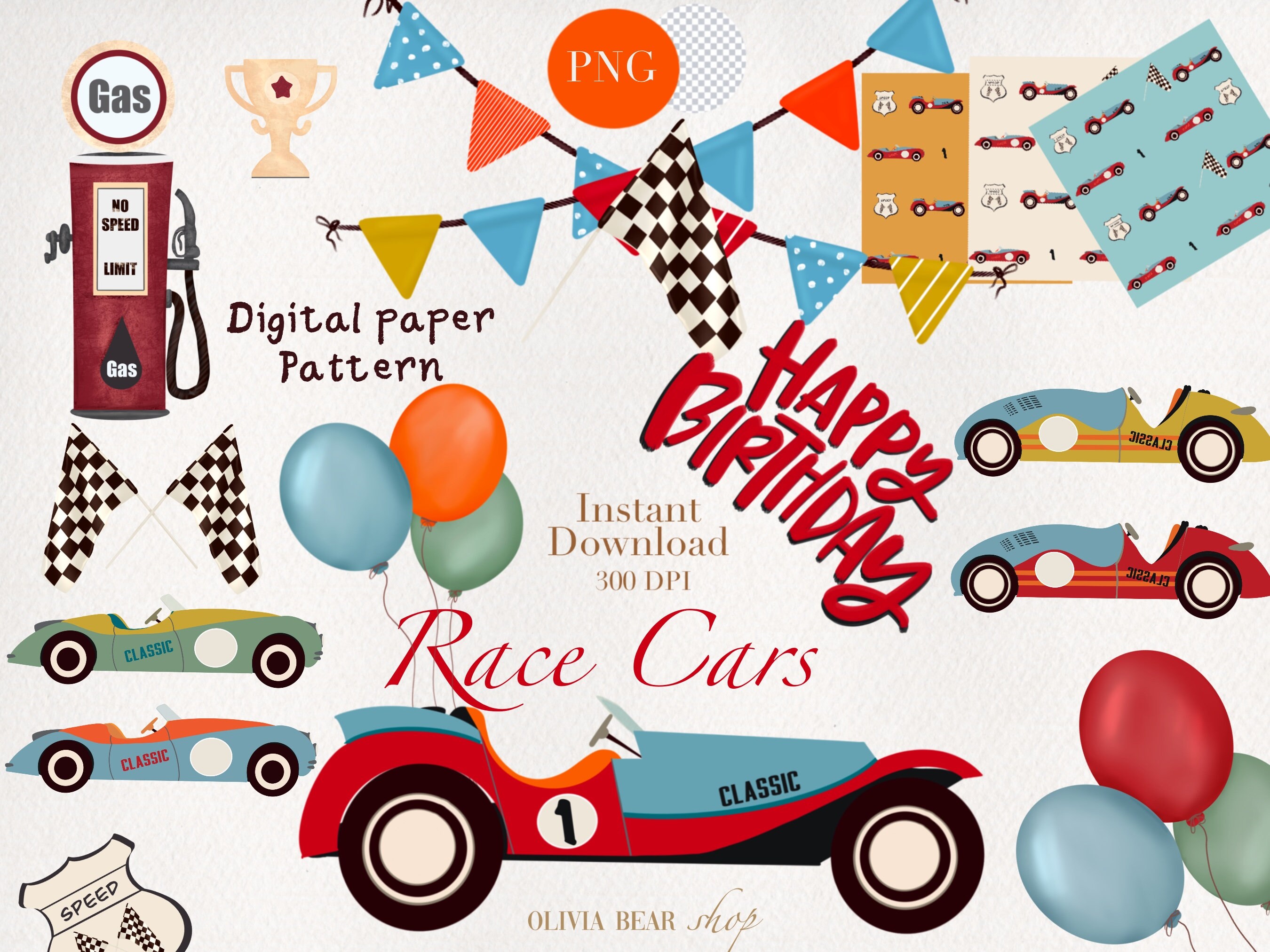 Race Cars Clipart, Racing Cars, Race Clipart, Race Cute Clipart ...