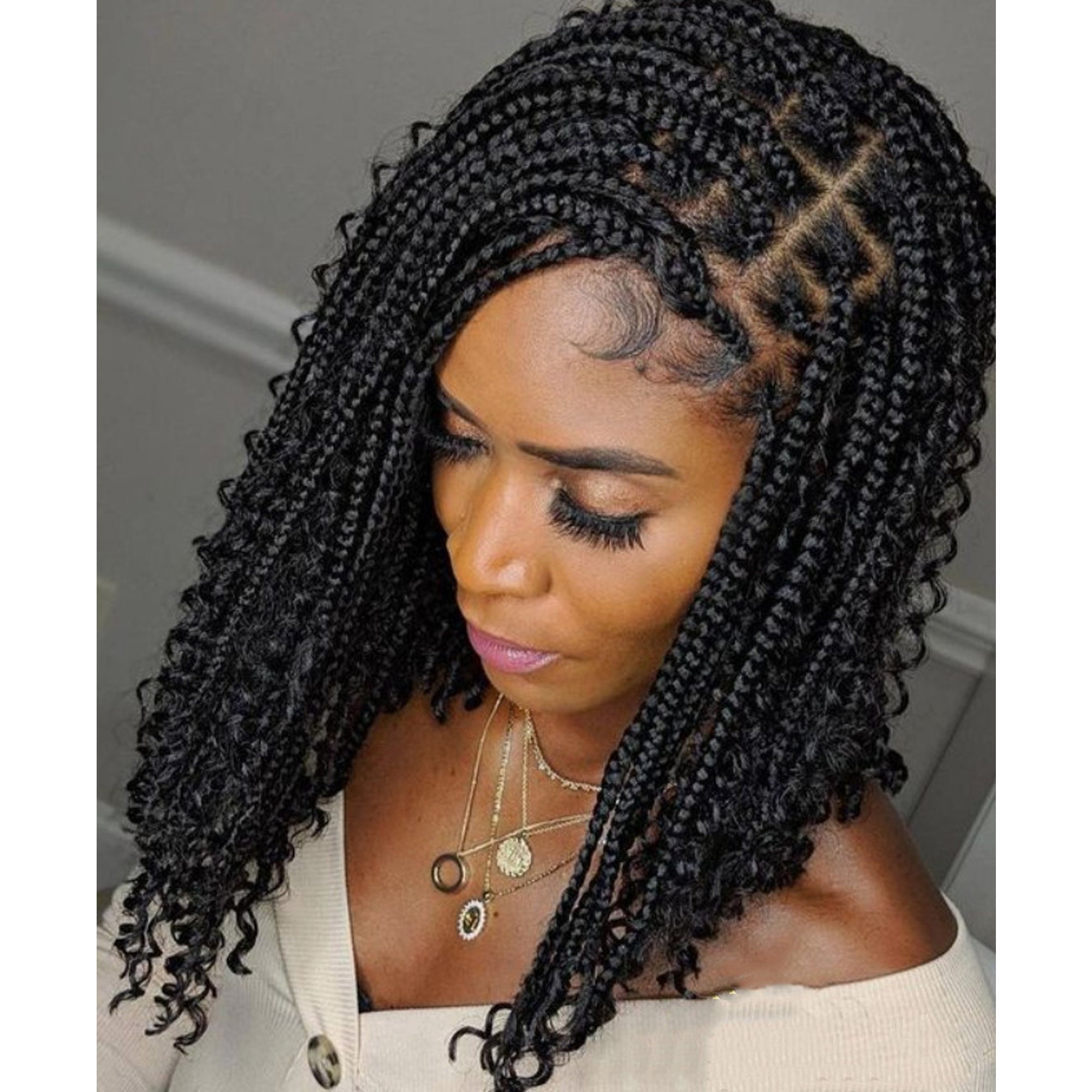 14 Inch Box Braids Crochet Braids Prelooped Crochet Hair Short Box