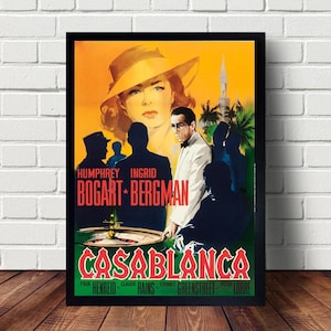 Casablanca Poster canvas Paintings Poster Hanging Home Decor Wall Art