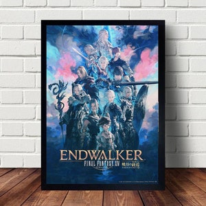 Final Fantasy XIV Shadowbringers Stormblood Endwalker Video Game Poster Canvas Paintings Poster Hanging Home Decor Wall Art