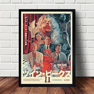 Twin Peaks Fire Walk With Me Movie Poster canvas Paintings Poster Hanging Home Decor Wall Art
