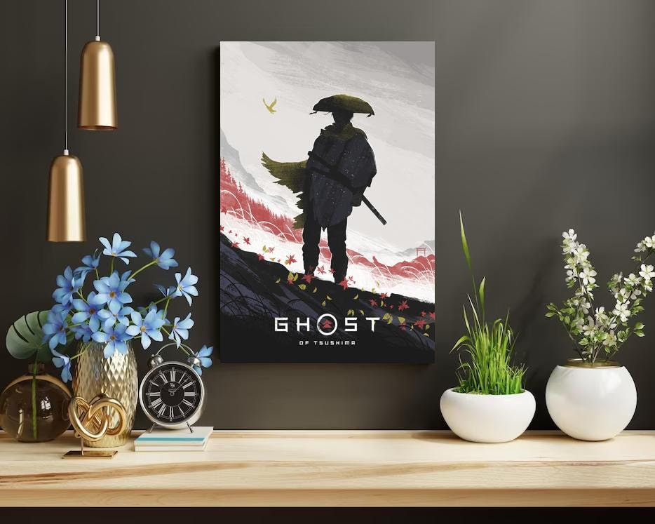 Ghost of Tsushima Poster Canvas Paintings Poster Hanging Home Etsy