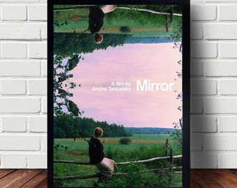Póster de Andrei Tarkovsky, espejo, lienzo, pinturas, póster, decoración del hogar, arte de pared