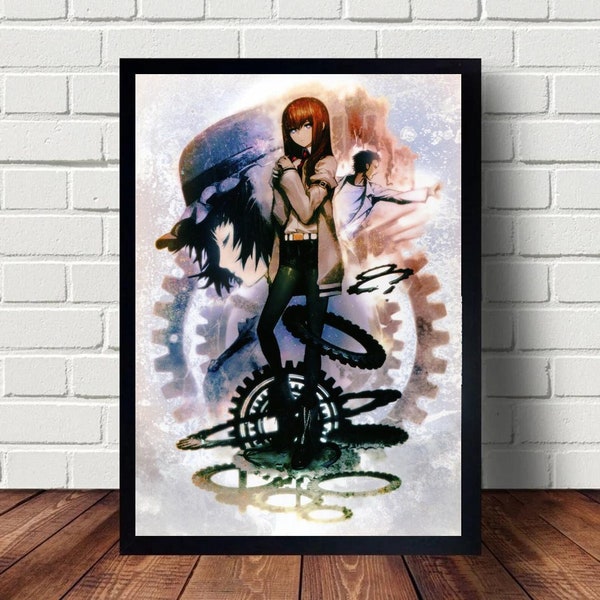 Steins Gate Poster canvas Paintings Poster Hanging Home Decor Wall Art