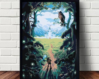 The Legend Of Zelda Breath Of The Wild Poster canvas Paintings Poster Hanging Home Decor Wall Art