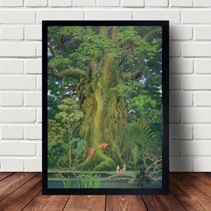 Mana Tree From Secret of Mana Art Poster canvas Paintings Poster Hanging Home Decor Wall Art
