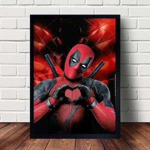 Deadpool Poster canvas Paintings Poster Hanging Home Decor Wall Art