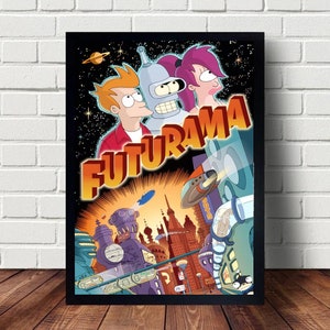 Futurama Poster canvas Paintings Poster Hanging Home Decor Wall Art