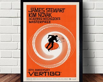 Vertigo Poster canvas Paintings Poster Hanging Home Decor Wall Art