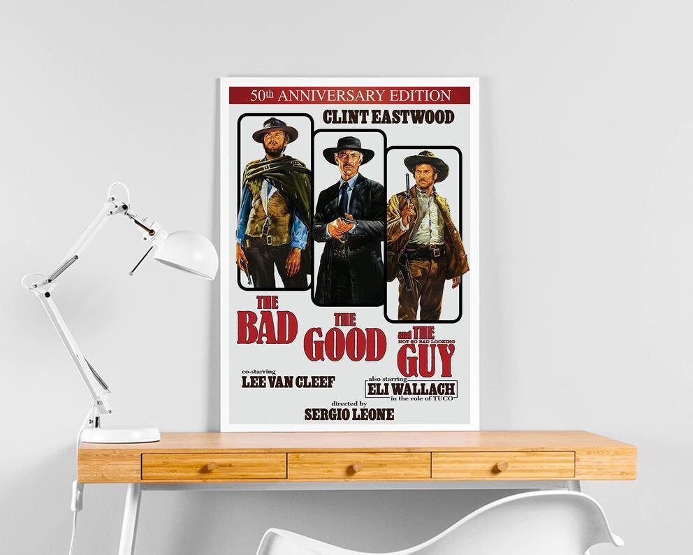 The Good the Bad and the Ugly Poster Canvas Paintings Poster Hanging ...