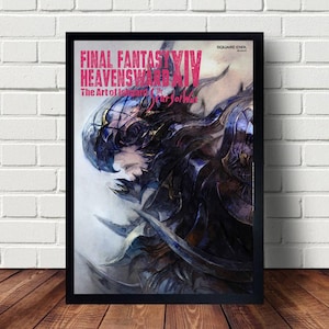Final Fantasy XIV Video Game Poster Canvas Paintings Poster Hanging Home Decor Wall Art
