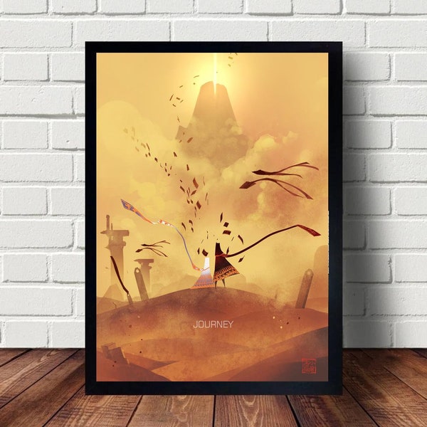 Journey Video Game Poster canvas Paintings Poster Hanging Home Decor Wall Art