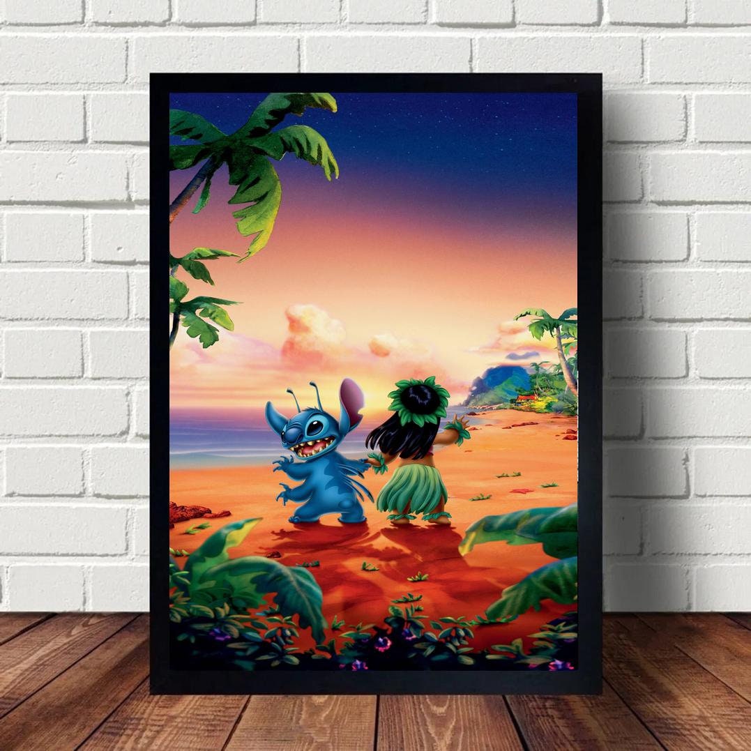 Lilo And Stitch Poster canvas Paintings Poster Hanging Home Decor Wall Art
