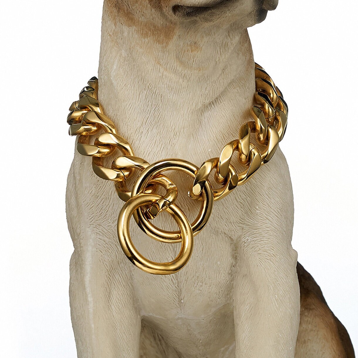Petoo 18k Gold Heavy Duty Metal Dog Collars, Personalized India | Ubuy