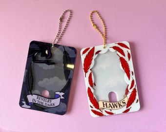 Bird card holder - made out of acrylic - 7.5 x 10.5 cm