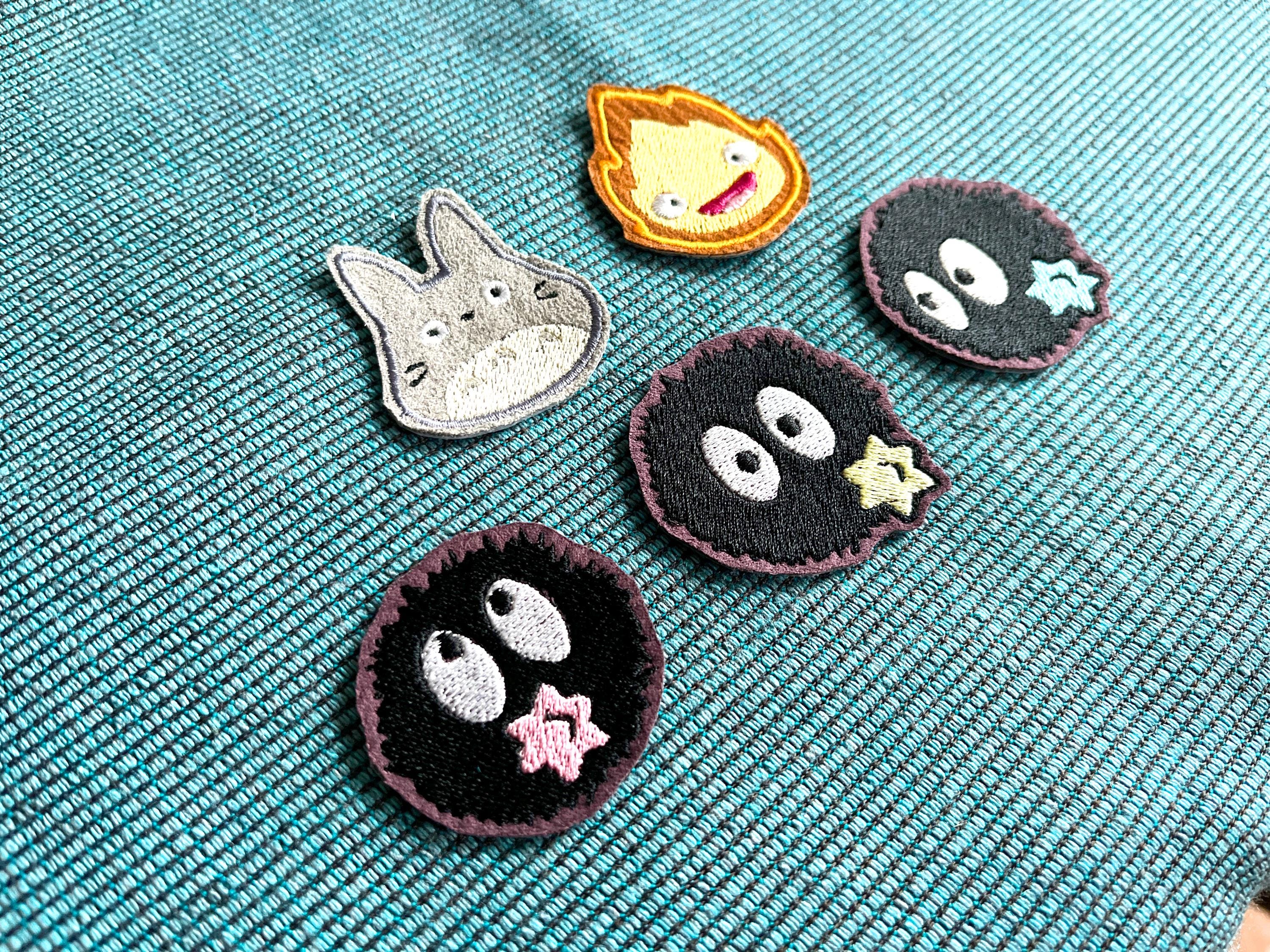 スタジオジブリをモチーフにしたアイロン刺繍ワッペン - Etsy 日本