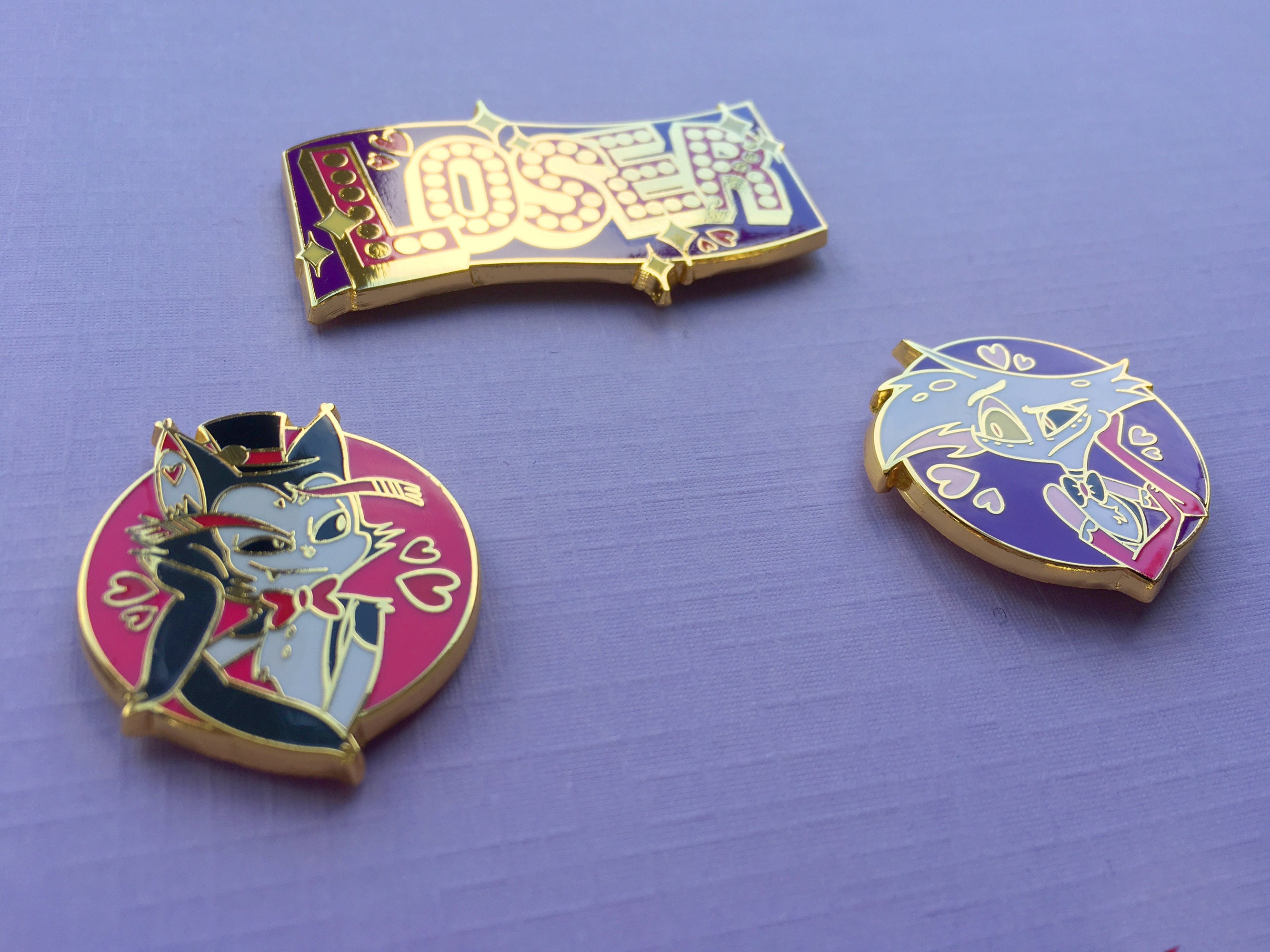 Hell Shipping Pin Badges - Hazbin Hotel - Etsy