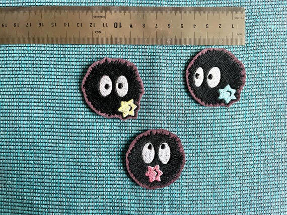 スタジオジブリをモチーフにしたアイロン刺繍ワッペン - Etsy 日本