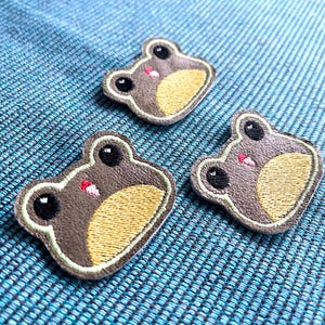 Iron on Embroidered patches | Froggy and cow